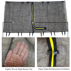 XATAMIO close-up of tightly woven PE net texture for durable protection