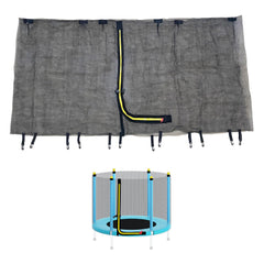 XATAMIO front view of 60-inch net showing zipper and entry for safer access