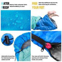 Xelaro two-way anti-pinch zipper detail for safe easy access and ventilation