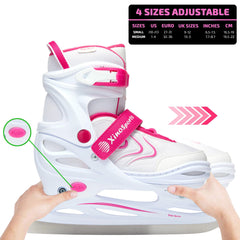 Xino Sports push-button adjustment mechanism for easy size changes