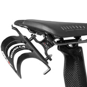 XLAB Delta 200 front view showing saddle mount and carbon cage for stable storage