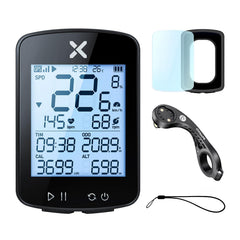 XOSS G+ Gen2 front display showing clear ride data and readable layout