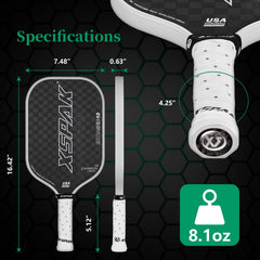 XS XSPAK close-up of Toray T700-12K carbon weave illustrating responsive rebound