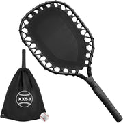 XXSJ fungo racket front view showing durable frame and head — stable performance