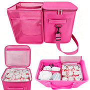 XYFuuee front view of insulated cooler insert showing neat organization and cooling benefit