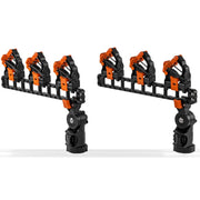 YakAttack SideStage Pro front view showing compact horizontal rod staging and easy access