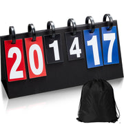 Yeaqee front view of scoreboard showing clear red and blue panels for fast scoring