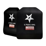 Yes4All front view of 5.75 lb plate pair showing ergonomic curve and balanced weight