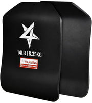 Yes4All front view of plate pair showing fit and compact benefit