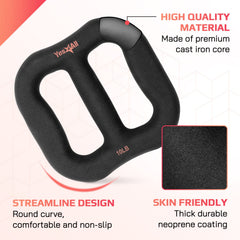 Yes4All solid core cutaway illustrating cast-iron durability and stable performance