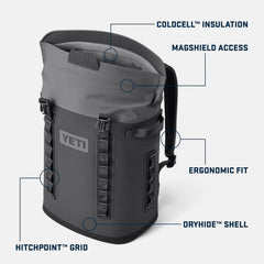 YETI Hopper M20 open showing MagShield access for fast retrieval