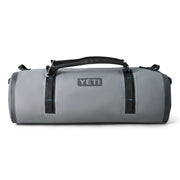 YETI Panga 75 front view showing storm gray shell and heavy-duty protection