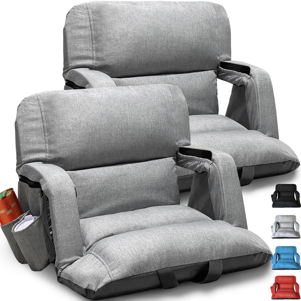 yeyeeyyee front view showing 25 inch wide seat and cushioned back for better comfort