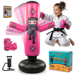 YGA Sports PUNCHO front view showing bag and targets for active play
