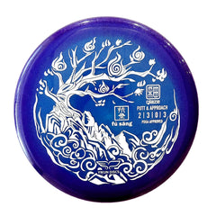 yikundiscs Fu Shang front profile showing flat top and clear stamp for confident putts
