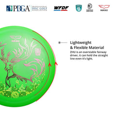 yikundiscs textured grip detail, offering secure hold even when wet for consistent throws