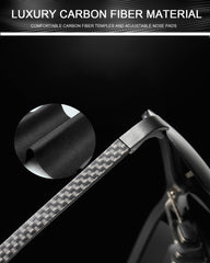YIMI close-up of photochromic lens texture highlighting adaptive tinting