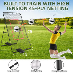 Yiwsnust rebounder folded inside carry bag illustrating portability and easy transport