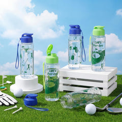 Yiyiring bottle inside a golf bag demonstrating on-course compatibility
