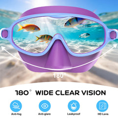 YLKJSWIM mirrored wide-view lens demonstrating expanded underwater vision