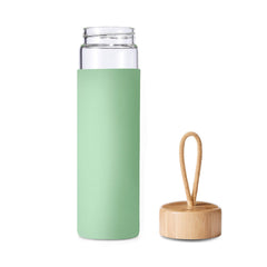 Yomious bottle on gym mat showing stylish hydration on-the-go benefit