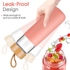 Yomious wide mouth filled with ice showing easy filling and cooling advantage