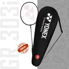 Yonex GR 303i full cover and packaging protecting racquet during travel