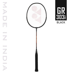 Yonex GR 303i front view showing frame and isometric head for better control
