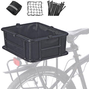 YONTUO rear basket front view showing capacity and sturdy rim benefit