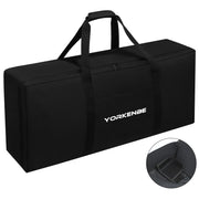 Yorkenbe front view of packed bag showing secure carry and weather protection