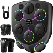 YORWHIN front view wall-mounted trainer showing LED targets and display, motivating workouts