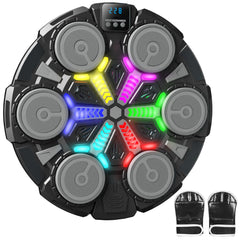 YOULEBITOYS front view of mounted boxing machine showing compact design and benefit