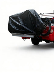 Young Electric front view on rack showing full coverage and road protection