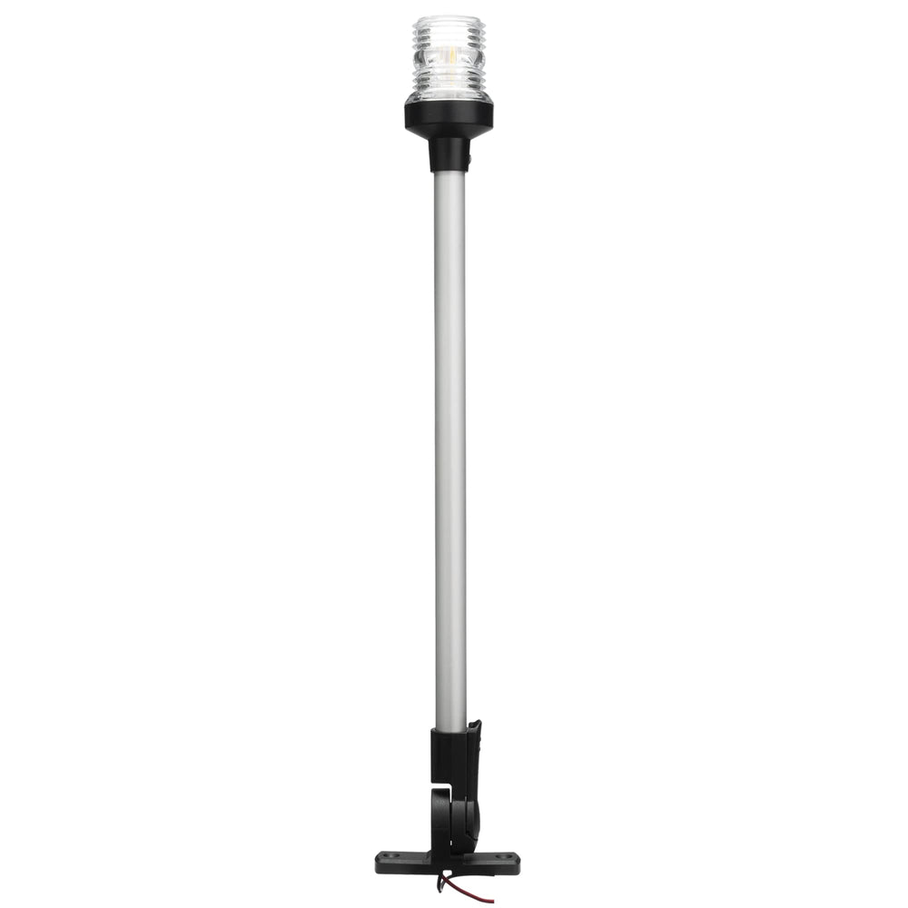 Young Marine 20-inch front view showing full 360° white LED visibility benefit