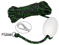 Young Marine buoy attached to anchor demonstrating easy retrieval and visible floatation aid