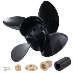 YOUNG PROPS front view of 14x17 propeller showing shape and blades for reliable thrust