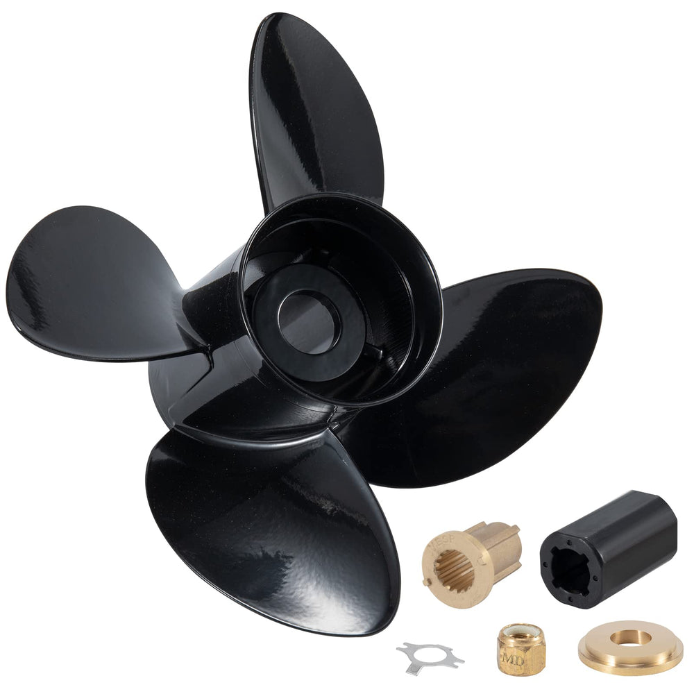 YOUNG PROPS front view propeller showing four blades and balanced design for reliable thrust