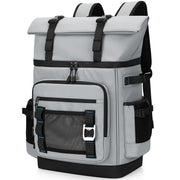 YOUNGOA front view showing dual compartments and comfortable straps for easy carrying
