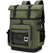 YOUNGOA front view showing zipper and durable exterior, ideal for organized transport
