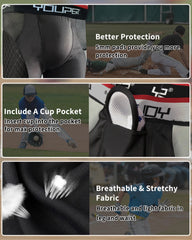 Youper inset pocket detail for cup showing secure fit and stability benefit