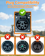 yourheey in use charging a golf cart demonstrating plug-and-play convenience