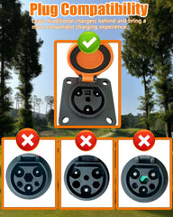 yourheey cable connected to golf cart demonstrating quick plug-and-play charging benefit