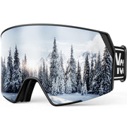 YOZISS front view showing full-frame goggles with clear lens and wide field of view