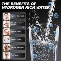 YTYOMUR borosilicate glass body texture, preserves water taste benefit