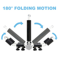 YUANSHI folded flat on roof for low-profile storage and garage clearance