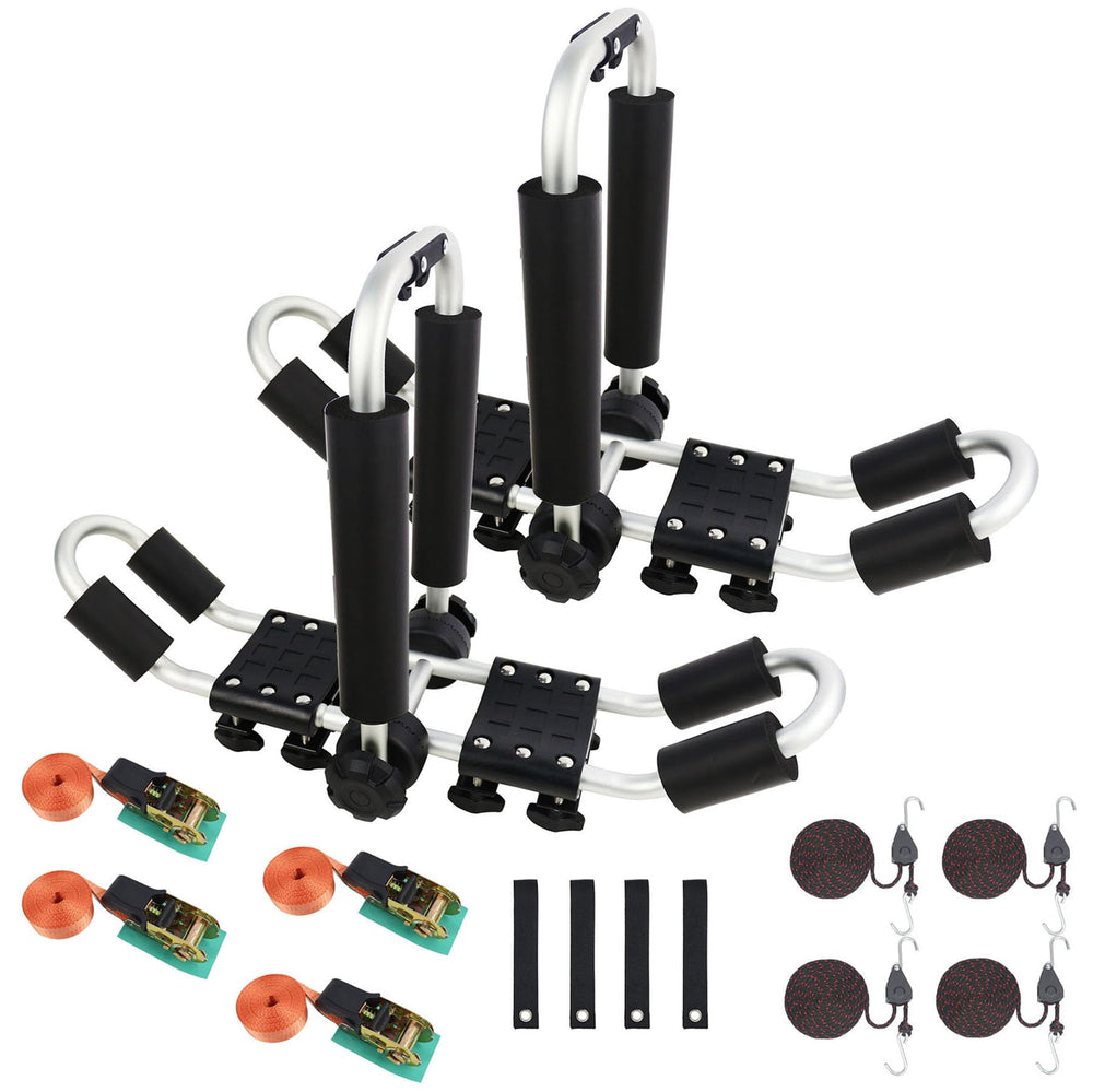 YUANSHI front view of assembled rack showing sturdy J-style arms and stability