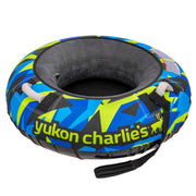 Yukon Charlie's camo front view showing durable cover and size benefits
