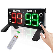 YZ scoreboard front panel showing large digits and easy readouts for clear viewing