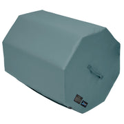 Z Athletic front view of teal octagon mat showing safe practice surface