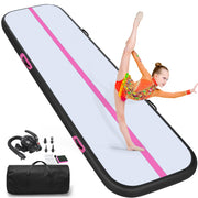 ZAFIED front view of mat showing flat surface and colors for reliable practice